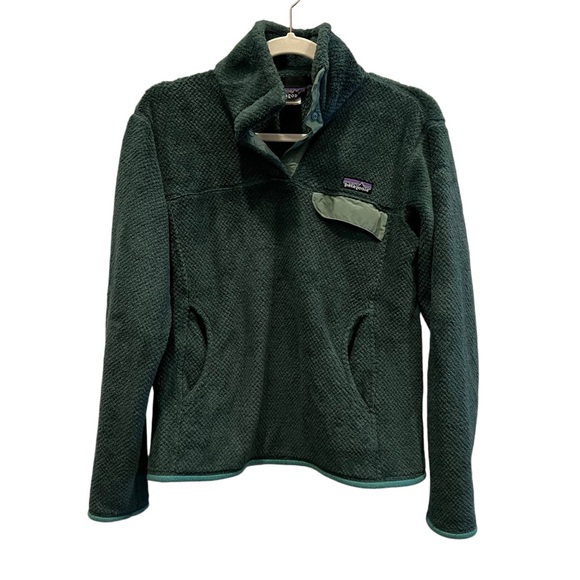 Patagonia Jackets & Blazers - Patagonia Forest Green Re-Tool Snap-T® Pullover